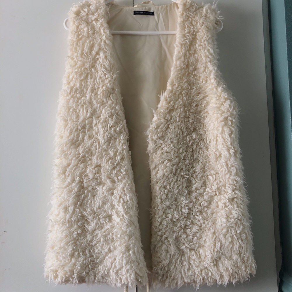Faux fur vest